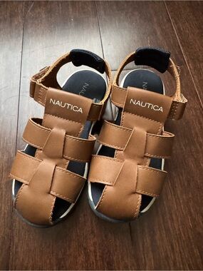 Nautica Kids Brown Fisherman-Style Sandals